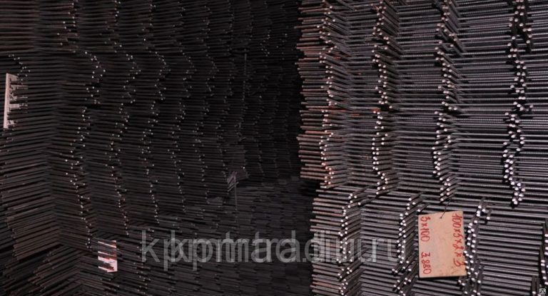 Сетка стальная 100х100х3 мм в картах