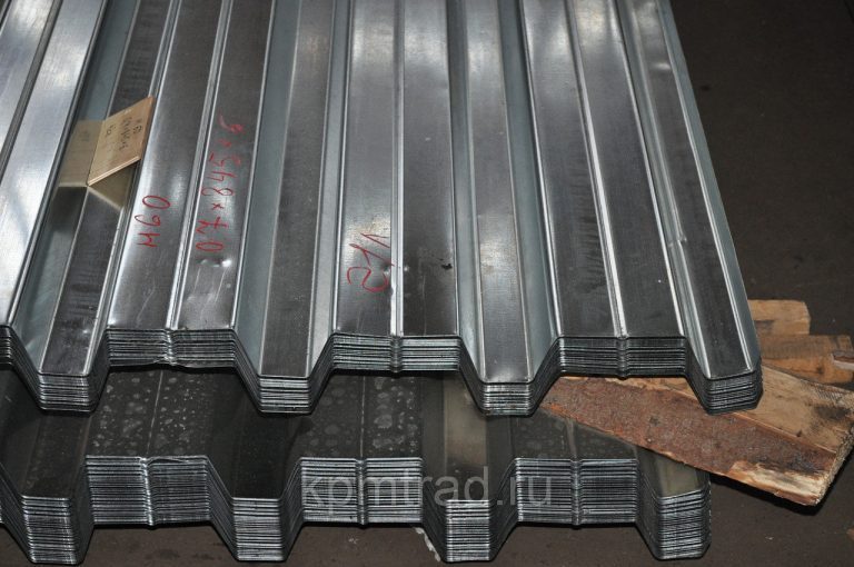 Профнастил профлист оцинкованный Н60х845х0.7